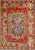 Textile Colorful Antique Turkish Small Oushak Carpet in Multi Layered Design For Sale - Image 7 of 7