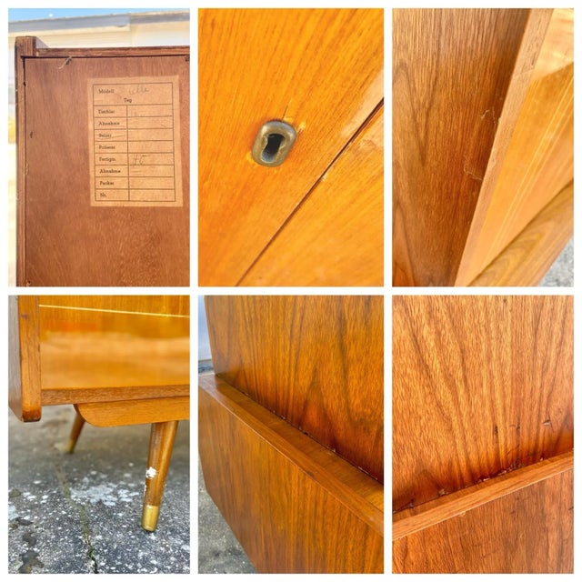 Space Age Monumental Highboard Wall Unit Display Case & Dry Bar | K B S of Germany For Sale - Image 9 of 12