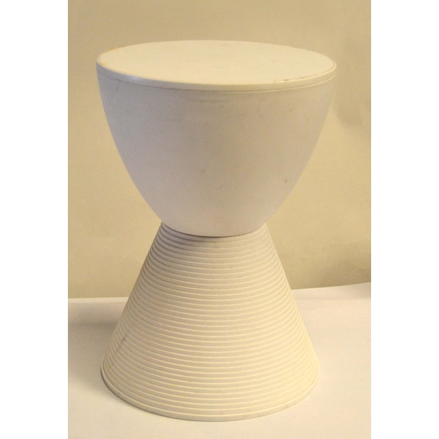 1980s Vintage Philippe Starck Prince Aha Stool Kartell Style Cream Beige Mid-Century Modern For Sale - Image 5 of 10