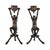 Antique Gothic Revival Bronze Mephisto Candlesticks, 1880, Set of 2 For Sale - Image 9 of 9
