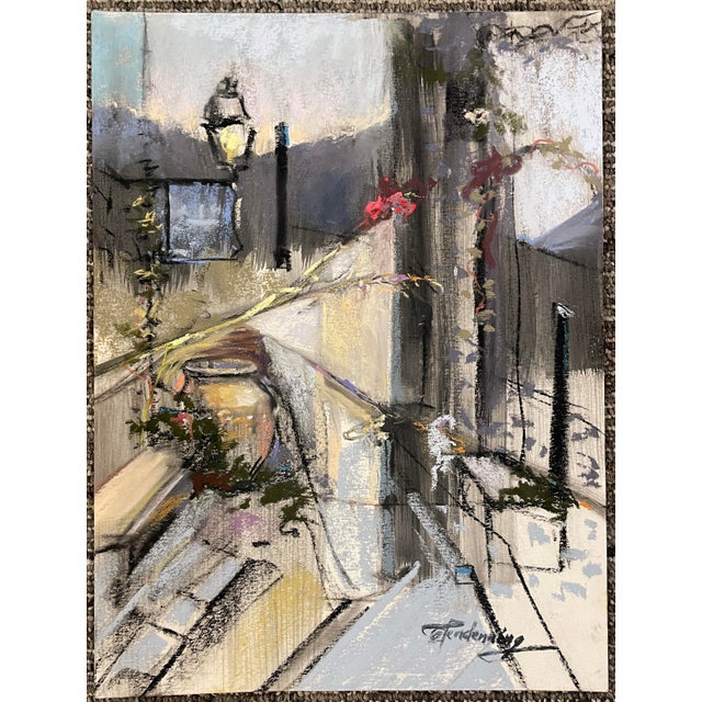 Impressionist pastel on heavy paper by Washington State artist Susan Flora Gendenning (born 1948.) Signed lower right....