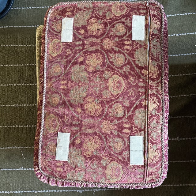 Late 20th Century Over Sized Channel Back Chair and Ottoman For Sale - Image 10 of 12