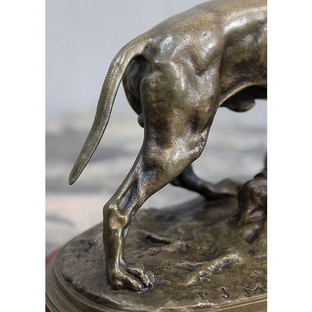 19th Century Bronze of A Braque Dog by P.j Mêne For Sale - Image 10 of 18