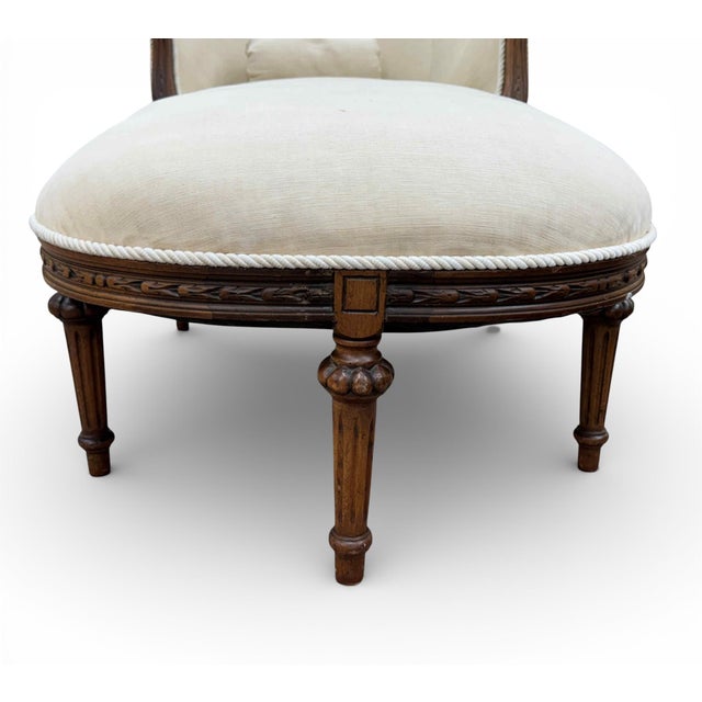 Antique French Louis XVI Chaise Lounge For Sale - Image 10 of 17