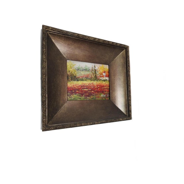 Original California Landscape Oil Painting of St. Mary’s College Signed Framed Impressionist Artwork For Sale In San Francisco - Image 6 of 10