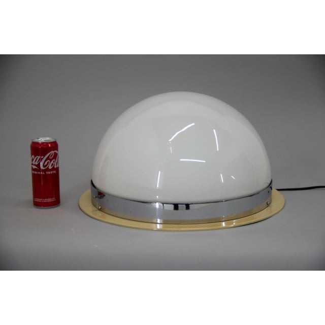 1940s Large Bauhaus Chrome Flushmount or Wall Light, 1940s For Sale - Image 5 of 10