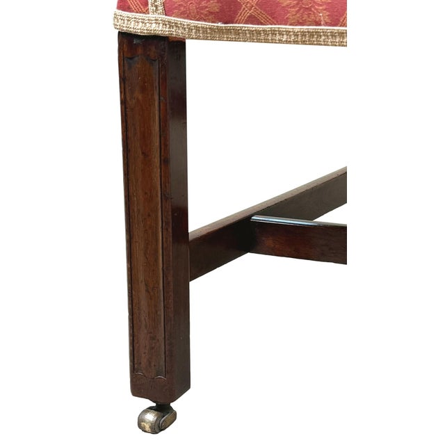An Extremely Attractive And Very Good Quality 18th Century Georgian Mahogany Gainsborough Library Armchair, Having High...