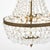 Brass French Antique Crystal Pendant For Sale - Image 8 of 9
