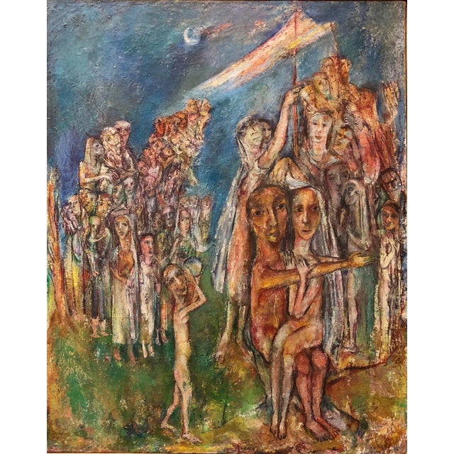 Genre: Modern Subject: Abstract Medium: Oil Surface: Canvas Country: United States Sabina Teichman: (1905-1983) Studied at...