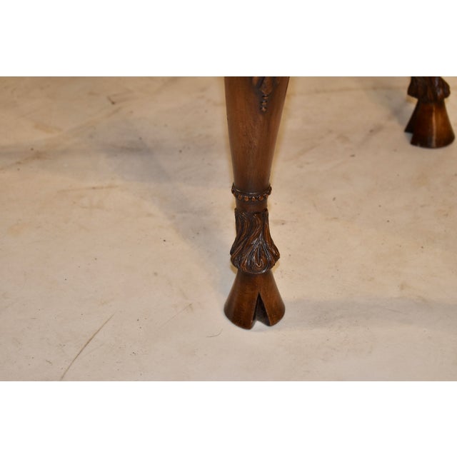 Early 19th Century English Walnut Stool For Sale - Image 13 of 13