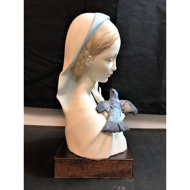 Cybis Porcelain Figurine "Madonna With Bird" Chairish