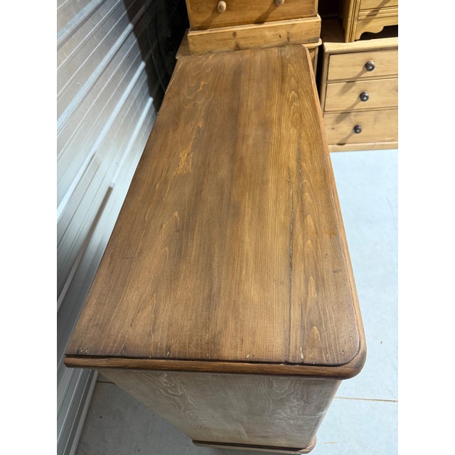 Antique Pine Two Over Three Drawers - Chest of Drawers From England For Sale - Image 12 of 18