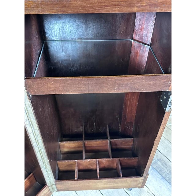 1920s Art Deco Marquetry Bar, 1920s For Sale - Image 5 of 13