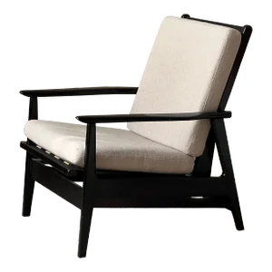 1970s Mid Century Rocking Lounge Chair