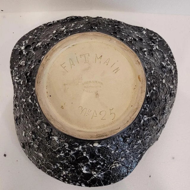 Volcanic Centerpiece by Marius Musarra for Mabyjo's Vallauris, France, 1960s For Sale - Image 16 of 17