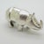 Vintage Italian Genuine Silver 800 Heavy Rhino Figurine Sculpture, 1970s For Sale - Image 3 of 10