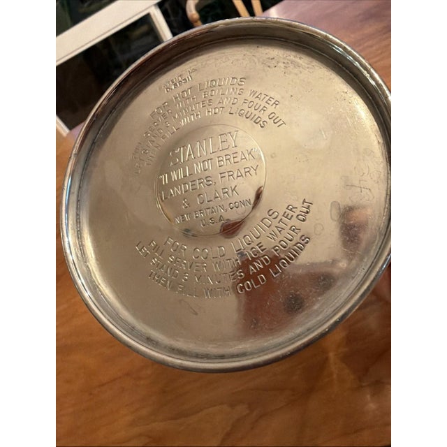 Contemporary Early 20th Century WWI Era U.S. Army Medical Corps Stanley Insulated Pitcher Caduceus LF&C For Sale - Image 3 of 4