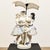 A large and rare art deco lamp in polychrome ceramic, hand-decorated, created by austrian sculptor and ceramist rudolph...