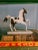 This unique vintage folk art style horse art decorative sculpture is modern in line and graphic style while maintaining...