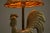 French Rooster Table Lamp in Brass and Rattan from Le Coq dOr, 1960s For Sale - Image 6 of 14