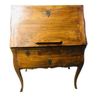Antique Drop Front Secretary Desk For Sale