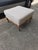Vintage French Style Square Ottoman For Sale - Image 4 of 9
