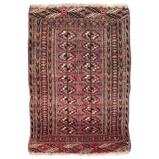 Antique Boukhara Afghan Rug For Sale - Image 11 of 11
