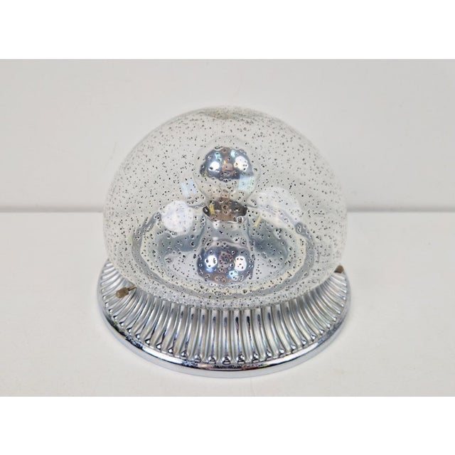 Vintage Ceiling Lamp in Chrome and Glass from Hillebrand Lighting, 1960s For Sale - Image 11 of 11
