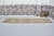 Off-white Vintage Turkish Rug, Japandi Style Neutral Geometric Runner For Sale - Image 8 of 10