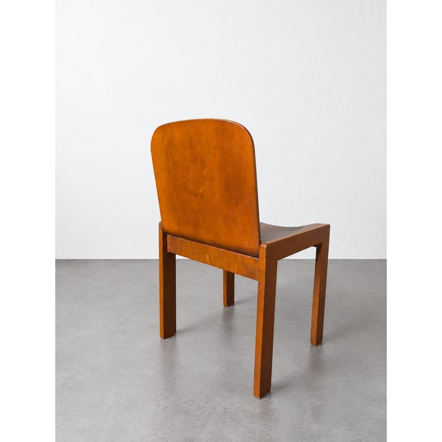 Brown Chairs by Afra & Tobia Scarpa for Molteni, 1970s, Set of 4 For Sale - Image 8 of 11