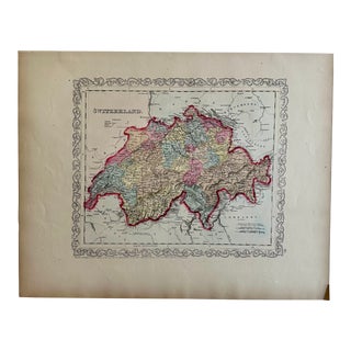 1856 Switzerland by Desilver, Unframed For Sale
