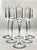 Mid 19th Century Antique Blown and Hand Cut Butterfly Cordial Glasses - Set of 6 For Sale - Image 9 of 9