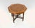 Brown Vintage Octagonal Coffee Table in Wood, Italy, Mid-20th Century For Sale - Image 8 of 9