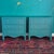 Hollywood Regency Green Painted 3-Drawer Chests Nightstands Credenza, a Pair For Sale - Image 4 of 12