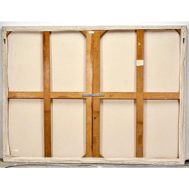 Louisa Chase, Large Oil Painting Louisa Chase Grotto Floral Garden Abstract Neo Expressionist, 1981 For Sale - Image 9 of 13