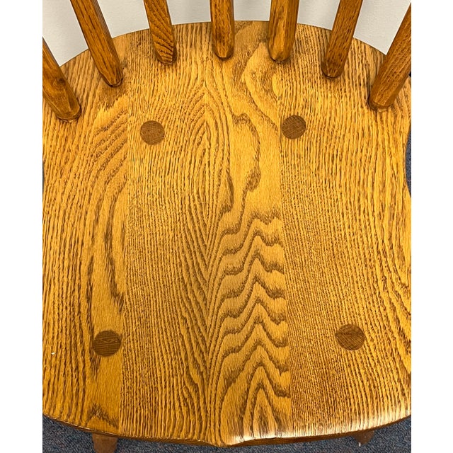 Wood Hunt Country Rustic Windsor Side Chairs - A Pair For Sale - Image 7 of 12