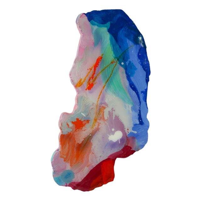 Splatter Abstract Platter #3 Small by Mister Piro For Sale