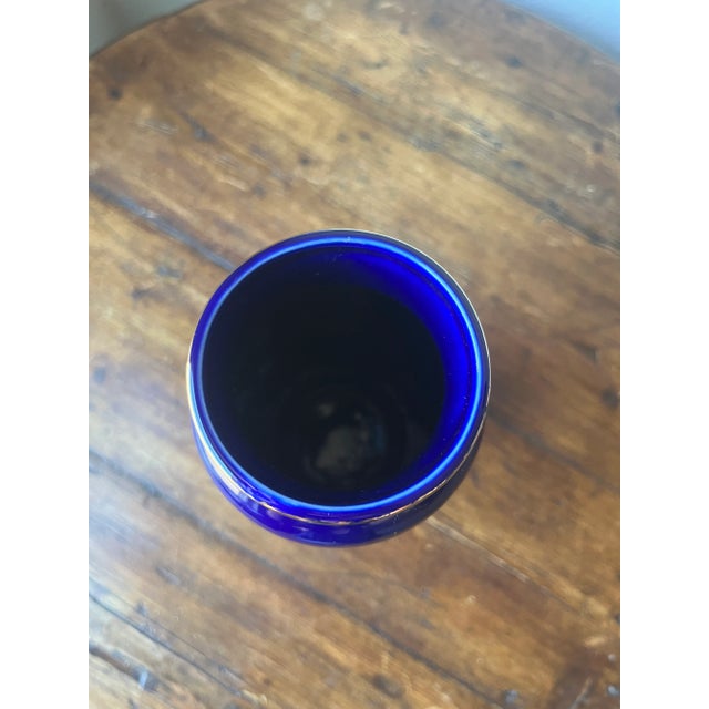 Vintage Kutani Vase From Japan Floral and Bird Design For Sale - Image 4 of 5