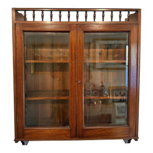 Late 19th Century English Mahogany Hanging Wall Cabinet