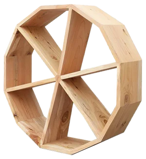 Large Mulino Cedar Bookcase by Domenico Orefice for Man de Milan