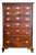 Antique Late 1700s Western Maryland Chippendale Walnut Tall Chest of Drawers For Sale