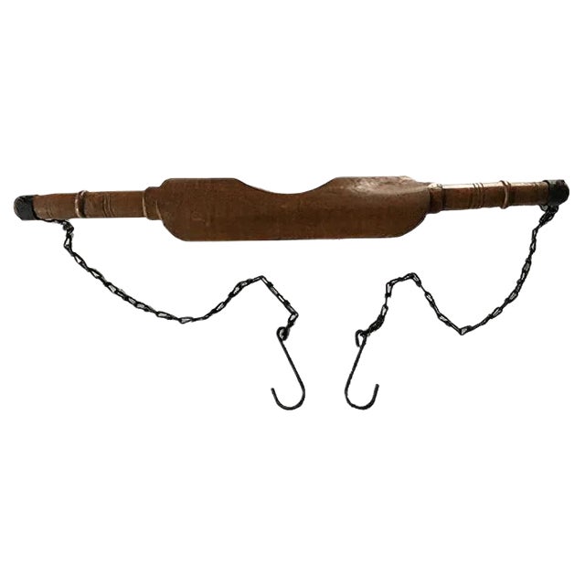 Wabi-Sabi Wooden Load Bearing Device, 1900s For Sale