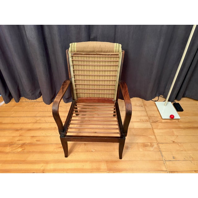 Brown Vintage German Armchair by Wilhelm Knoll, 1950s For Sale - Image 8 of 18