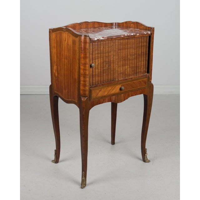 19th C. Louis XV Style Rosewood Side Table For Sale - Image 9 of 10
