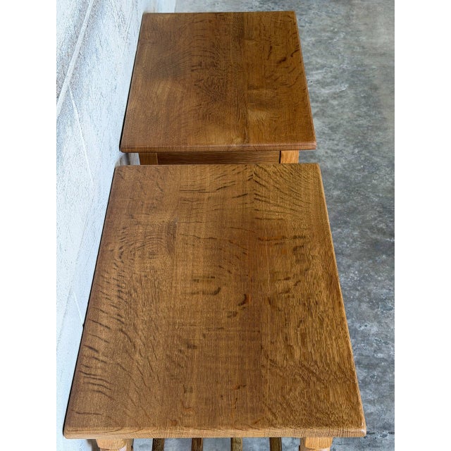 In Style of Henning Kjærnulf Nightstands Set of 2 Danish Mid-Century Modern 1960s For Sale - Image 13 of 13