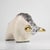 Ceramic Mid-Century Modern Vintage Otto Keramik Ceramic Bull Buffalo Figurine Off White Black Glaze Germany For Sale - Image 7 of 10