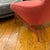 Textile Blu Dot Field Craig Red Lounge Chair For Sale - Image 7 of 12