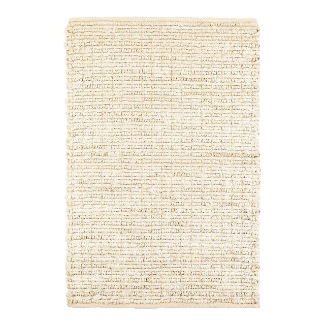 Dash & Albert by Annie Selke Dunes Bleached Oak Woven Jute Rug, 2'6" x 8' For Sale