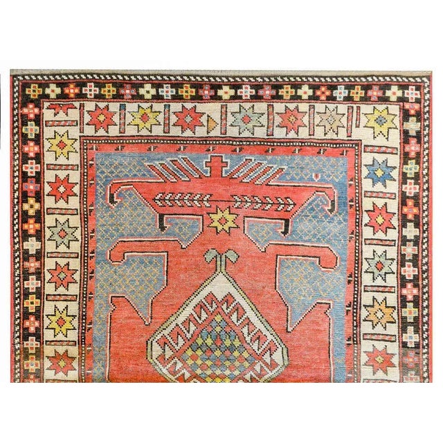 Tribal Early 20th Century Kazak Rug For Sale - Image 3 of 10