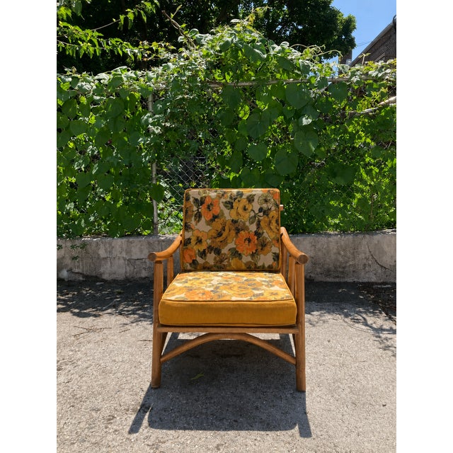 Pair of Vintage Rattan Bamboo Armchairs by Crown Casual Furniture Corp. For Sale - Image 10 of 11
